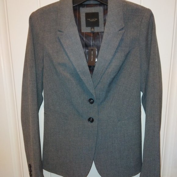 THE LIMITED COLLECTION Gray Blazer  SIZE 2 - Picture 1 of 6